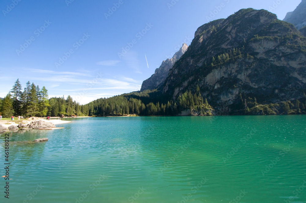 Wall mural Pragser Wildsee - Dolomiten - Alpen