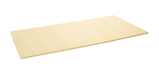 Latex elastic layer insdie your mattress isolated on white
