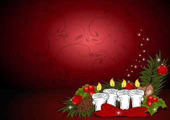 Weihnachten, Christmas Karte