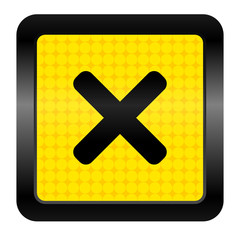 Obraz premium cancel icon