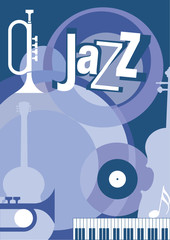 Jazz music poster
