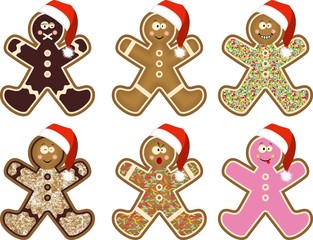 Christmas man cookies
