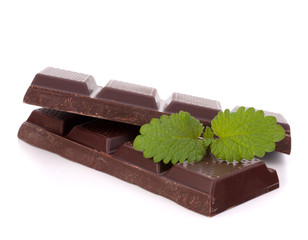 Chocolate bars stack