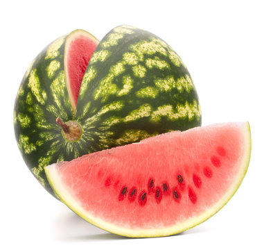 Sliced ripe watermelon