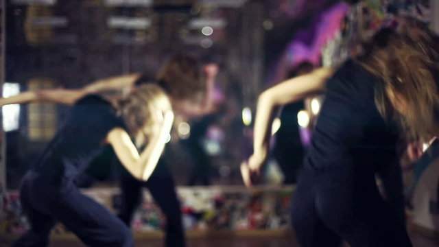 Women team dance clip