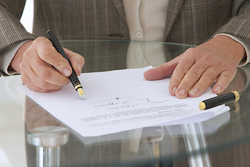 Busineess - Signature d'un contrat