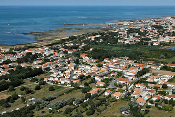 vue aérienne de La Cotinière, Saint-Pierre-d'Oléron