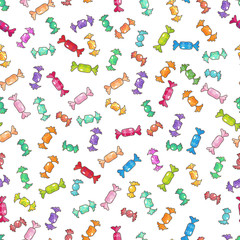 Bonbon seamless pattern