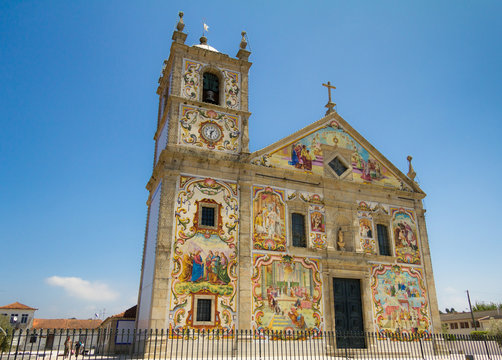 Portuguese church Matriz de V&aacute;lega