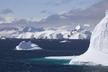 Fotobehang Cruisen door de Gerlache Strait, Antarctica © lisastrachan