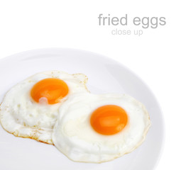 fried egg on plate