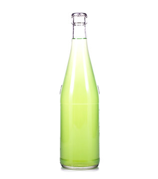 bottle of fresh lemonade