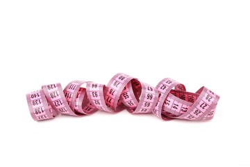 pink measuring tape