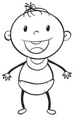 baby sketch