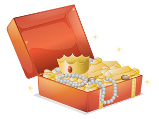 a jewellery and a box