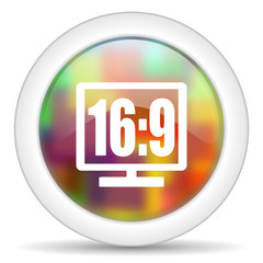 16 9 display icon