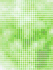 Abstract light green summer square mosaic background.