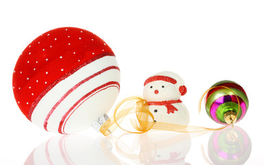 christmas decoration on a white background