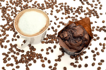 Coffee with muffin