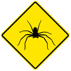 Sinal de perigo - aranha