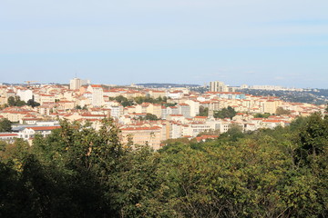 Fototapeta premium Colline de la Croix Rousse à Lyon