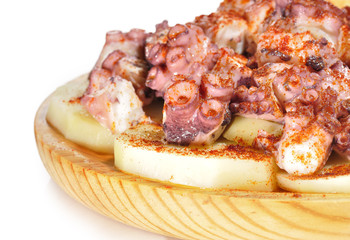 Tradicional pulpo a feira.