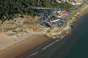 Vue aérienne de Saint-Palais-sur-Mer