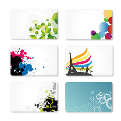 86x 54 mm business card collection