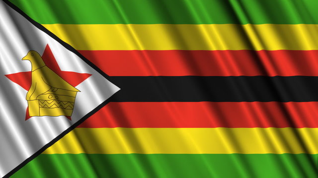 Zimbabwe Flag looping animation