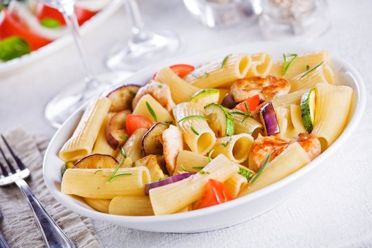 Chicken And Vegetables Pasta