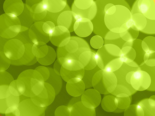 Obraz premium Green beautiful lens flare background.
