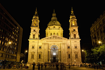 Fototapeta na wymiar St Stephen Bazylika w Budapeszcie