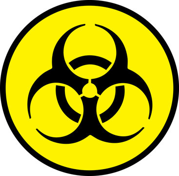 Biohazard circle sign