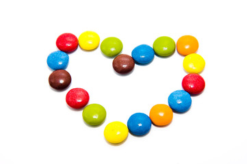 multi-colored caramel