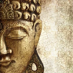 Foto op Canvas Oude Boeddha © KK-Foto