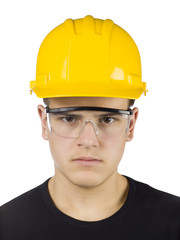 handsome male carpenter