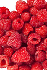 heap of raspberries