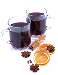 Vin chaud à la cannelle