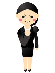 やる気のあるビジネスウーマン