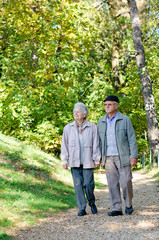 Obraz premium Beautiful senior couple