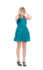 Young Girl Standing In Studio