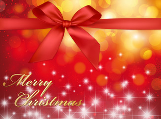 Fototapeta na wymiar Christmas Greeting Card - Merry Christmas