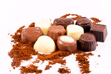 Homemade pralines