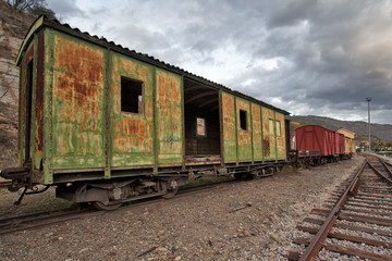 Fototapeta premium Caminhos de ferro antigos