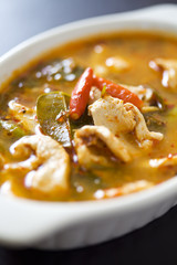 Chicken tom yum as Thai delicious food