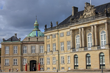 Fototapeta na wymiar Royal Palace, Kopenhaga