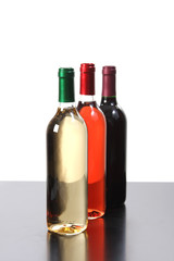 Red, rose and white wine, drink photo