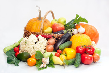 Assortment of exotic fruit