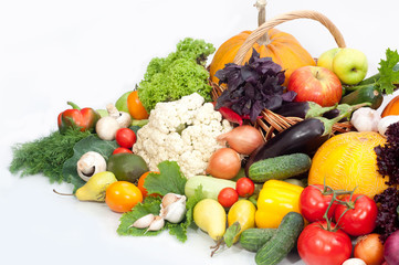 Assortment of exotic fruit