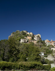 Fototapeta premium ville corse (Corté)